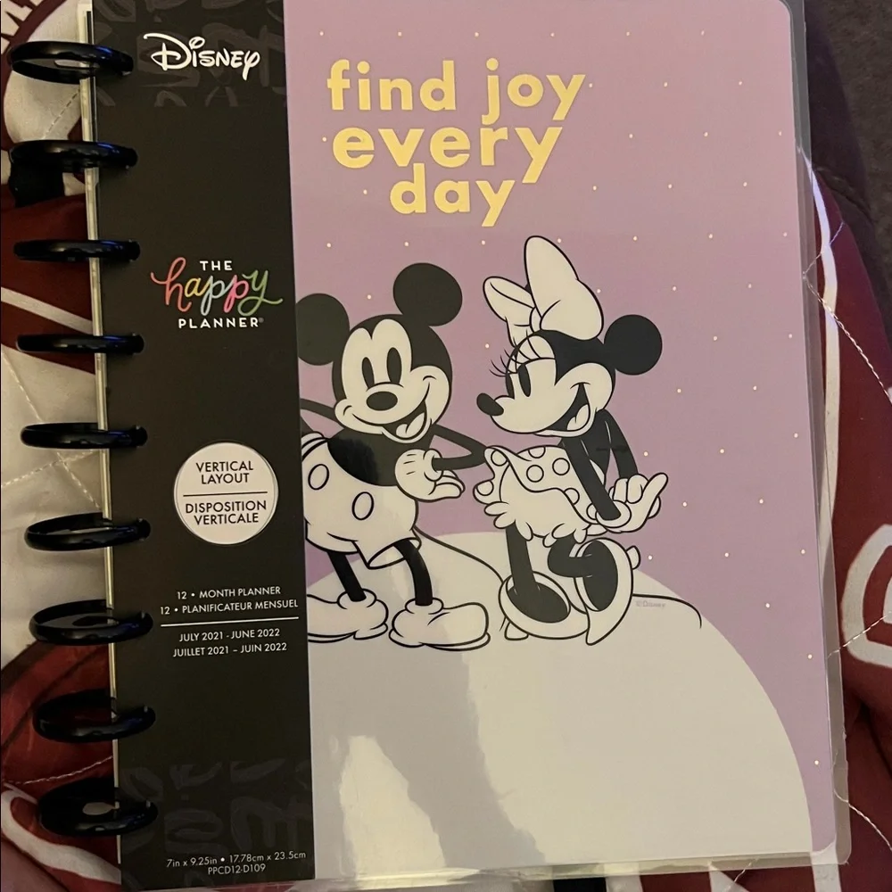 Happy Planner Disney Mickey and Minnie July 2021-July 2022